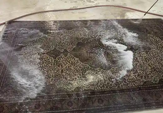 Antique Rug Washing Process Palm Beach